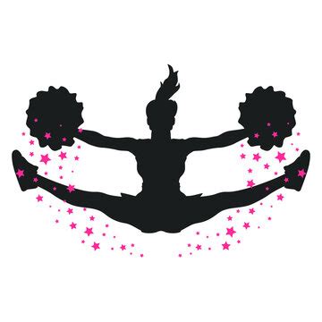 Cheerleading Clipart Silhouette