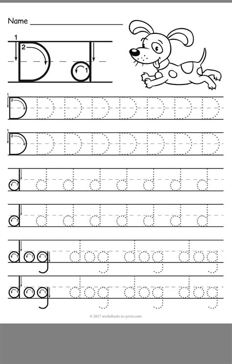 Letter Dd Worksheets - Printable Word Searches