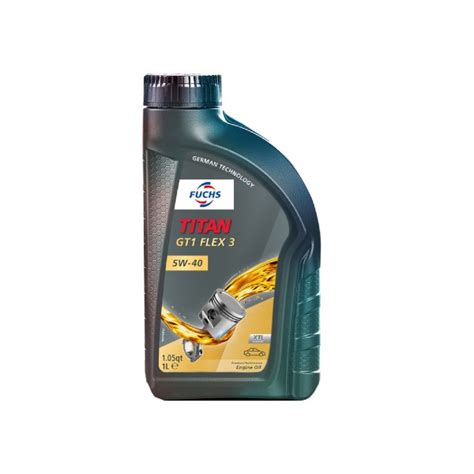 Aceite De Motor Fuchs Titan GT1 Flex 3 5W 40 1 Lt T5Parts Cl