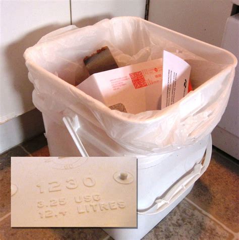 Grocery Bag Trash Can Five Gallon Ideas