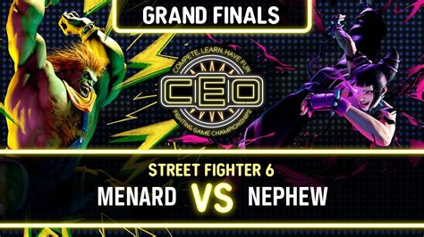 Ceo Sf Top Grand Finals Menard Vs Nephew Youtube