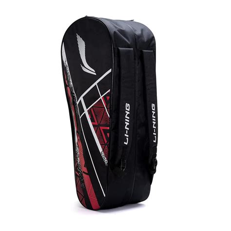 Buy Li Ning Raider Max Double Zipper Polyester Badminton Kit Bag Black