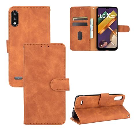 Funda De Cuero De La Cartera Del Teléfono Para LG K22 Meses sin intereses