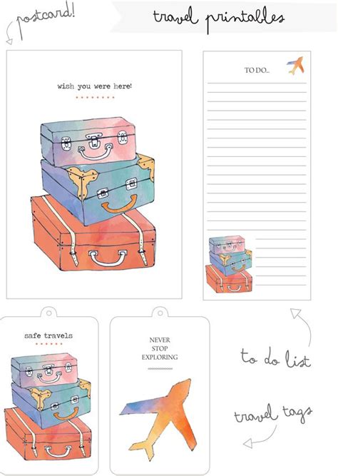 Here Comes The Sun Contributor Travel Printables Travel Scrapbook