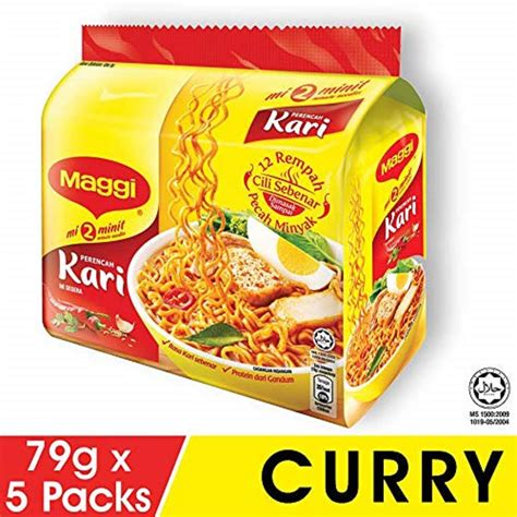 Nestl Maggi Minutos Fideos De Sabor A Curry Instant Neo Paquetes