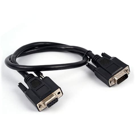 Db9 Cable Male To Female 9 Pin Dsub Serial Db9 Male To Db9 Female Cable Rs232 Cable Buy Db9