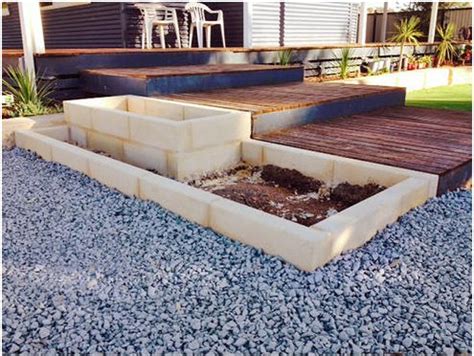 Limestone Blocks garden edge/ planter box for experienced DIY or a ...