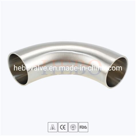 3A SMS DIN ISO Stainless Steel Pipe Fitting Food Equipment L2s Welded