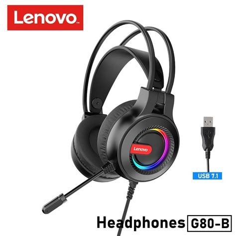 TAI NGHE LENOVO THINKPLUS G80 B GIẢ LẬP 7 1 USB NEW BH 06TH Máy Tính