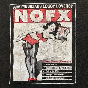 NOFX Saved My Sex Life Shirt Vintage S Band Tee Punk Rock Fat Wreck Chords Fat Mike