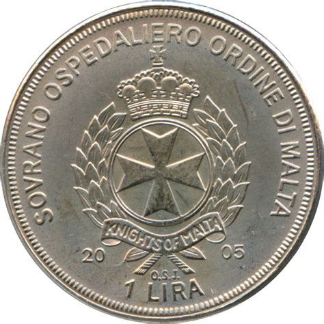 1 Lira John Paul II Order Of Malta Numista