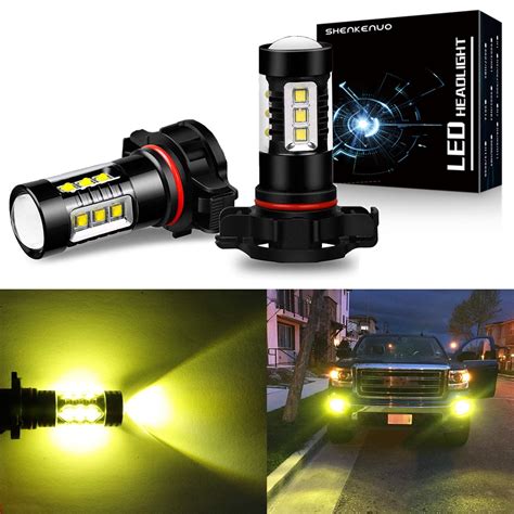 H Led Fog Light Bulbs K Yellow For Gmc Yukon Xl