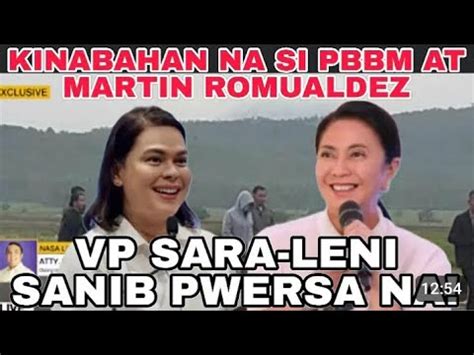 Vp Sara Ex Vp Leni Nagkita Sanib Pwersa Vs Pbbm Romualdez Youtube