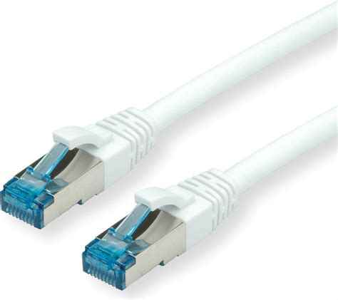 Cordon Cat 6A Classe EA 10 Gigabit S FTP LSOH Blanc 0 3 M Bol