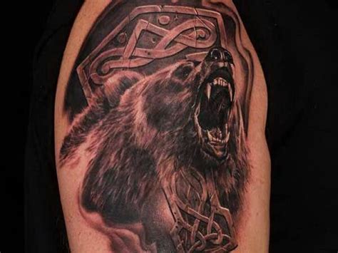 10 Best Viking Bear Tattoo Designs | Bear tattoo designs, Bear tattoos ...