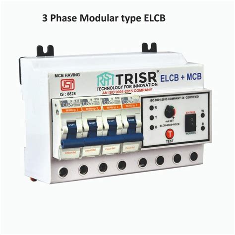 3 Phase 32amp Elcb Mcb At Rs 1400 Piece Electric Shock Protector In Ahmedabad Id 27135226097