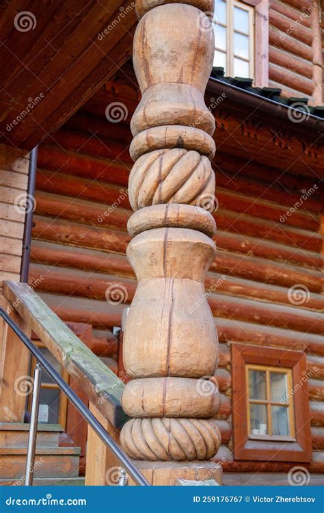 Wooden Carved Balusters Of The Kolomna Palace Of Tsar Alexei