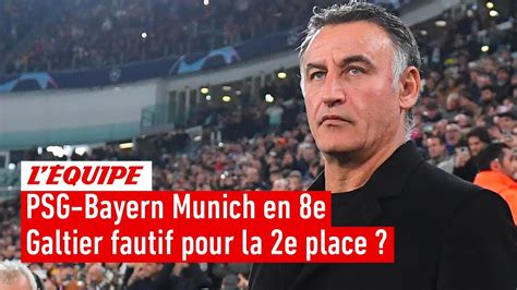 Psg Bayern Munich En 8e Galtier Et Son Staff Fautifs Pour La Deuxième