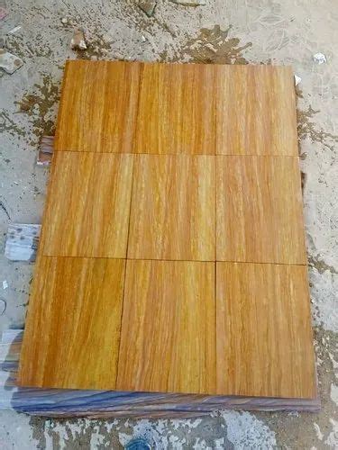 Teakwood Sandstone Tiles Thickness 16mm At Rs 75 Square Feet In