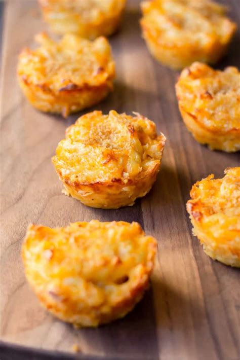 Easy Baked Mac And Cheese Cups Recipe Delicious Little Bites