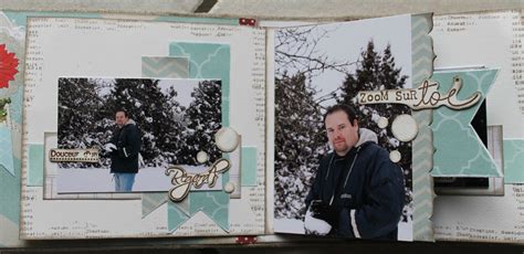 Mini Album P Le M Le De Souvenirs En Hiver Dt Infiniment Scrap