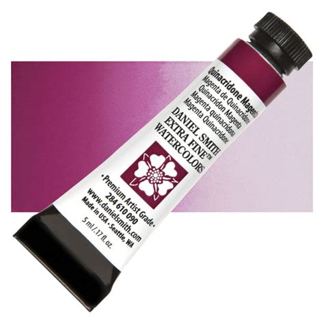 Daniel Smith Extra Fine Watercolor Quinacridone Magenta 5 Ml Tube