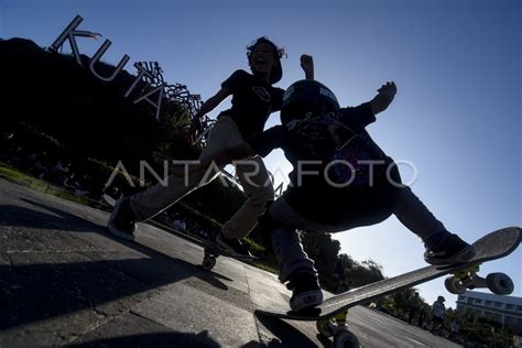 PERINGATAN HARI SKATEBOARD SEDUNIA DI MANDALIKA ANTARA Foto