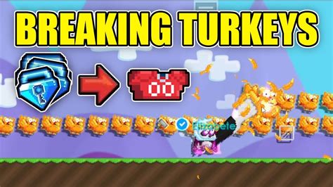 BREAKING 50 ORGANIC TURKEYS Growtopia 2023 YouTube