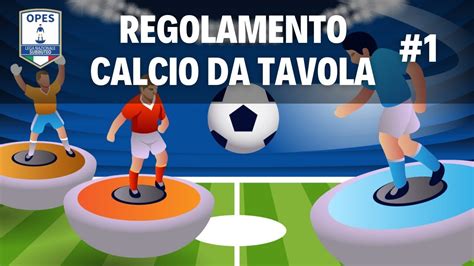 Regolamento Calcio Da Tavolo Youtube