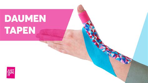 Anleitung Kinesio Tapen Just Tape It