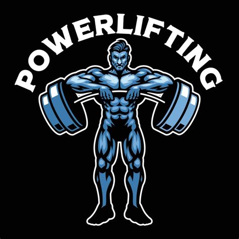 Powerlifting Mascot Logo For Gym 23172687 Vector Art At Vecteezy