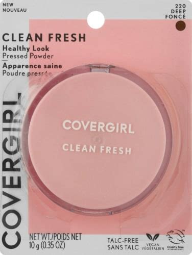 Covergirl Clean Fresh 220 Deep Healthy Glow Pressed Powder 1 Ct Fry