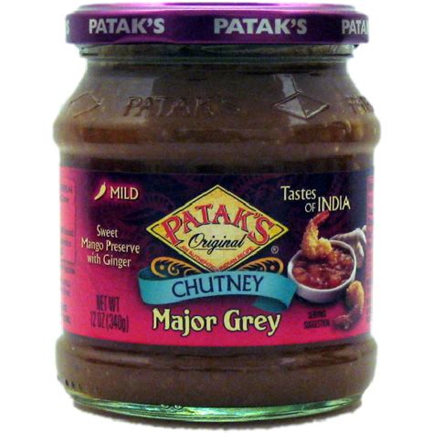 Patak S Major Grey Chutney Mild 12 Oz 1 Qty Walmart