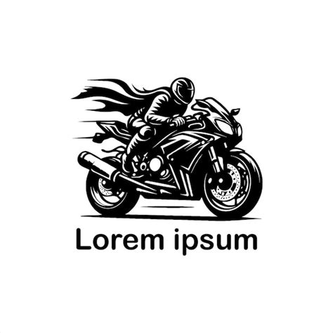 Dise O Del Logotipo De Una Motocicleta Vector Premium