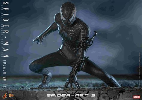 ‘Spider-Man 3’ – Black Suit Spider-Man 1/6th Scale Figure From Hot Toys ...