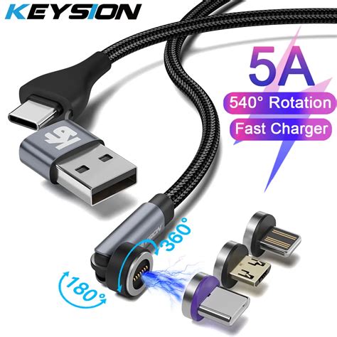 Keysion Cable Magn Tico De Carga R Pida Para Tel Fono M Vil Cable Micro