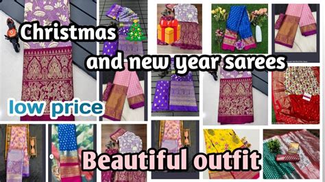 Christmas 🎄🎁 and new year sarees | Meesho | Beautiful saree | #trending ...