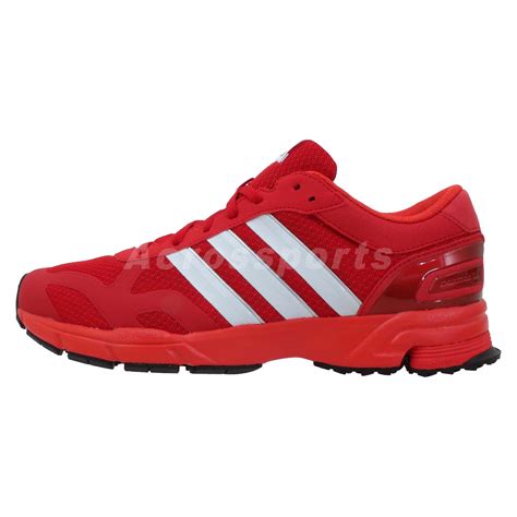 Adidas Marathon 10 NG M Red White Mens Racing Running Shoes Runner ...