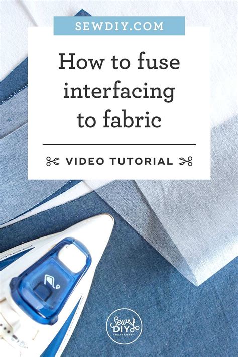 How To Use Fusible Interfacing Video Tutorial Artofit