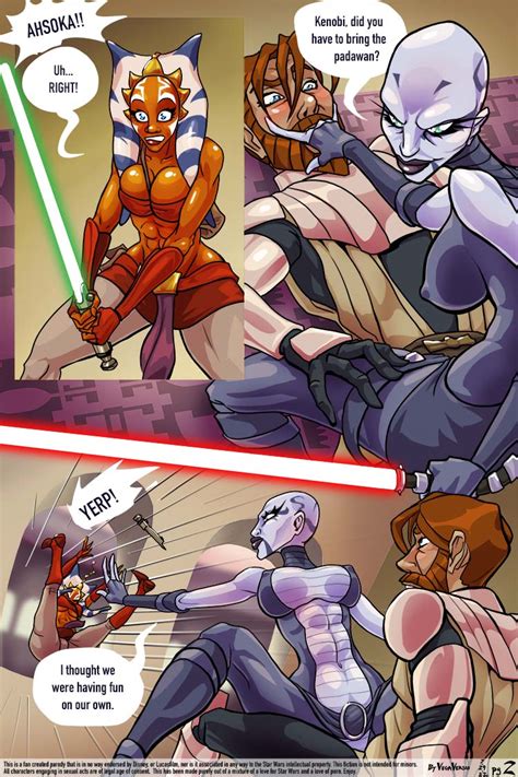 Rule 34 2girls Ahsoka Tano Asajj Ventress Blush Female Female On Top Finger In Mouth Heart