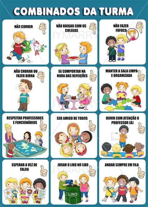 Atividades Sobre Regras E Combinados Educação Infantil