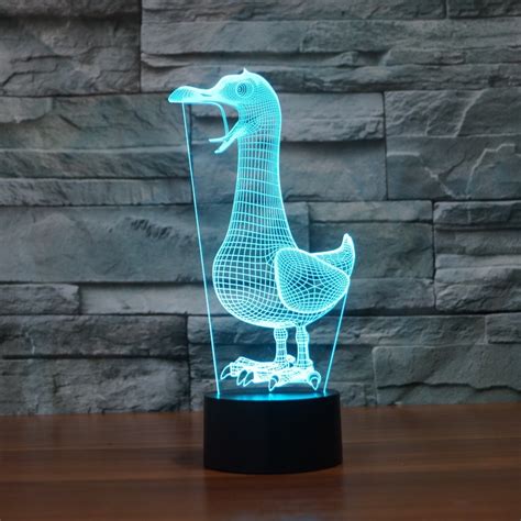 Black Base Creative 3D LED Decorative Night Light Version Powered By