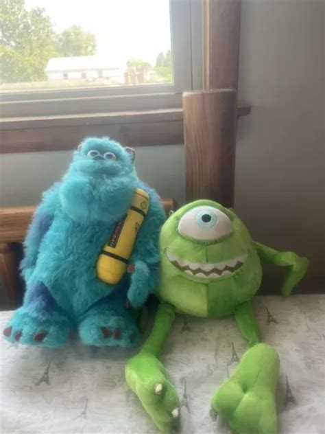 Disney Parks Pixar Monsters Inc Plush Mike Wazowski And Sully