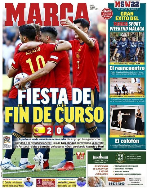 Capa Jornal Marca Junho Capasjornais Pt