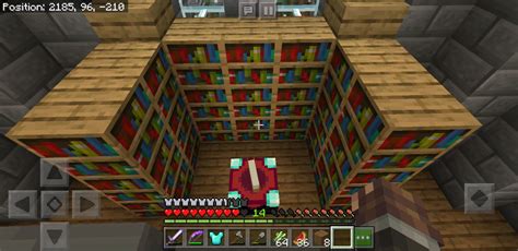 Minecraft Bookshelves For Enchanting Table - House People