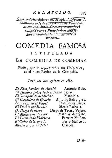 La Comedia De Comedias Biblioteca Virtual Miguel De Cervantes