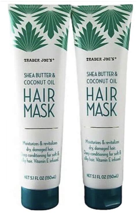 2 Trader Joes Shea Butter And Coconut Oil Hair Mask 51oz Ebay