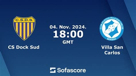 Cs Dock Sud Vs Villa San Carlos Live Score H2h And Lineups Sofascore