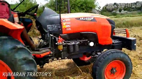 Kubota Mu Tractor With Round Straw Baler Kumaran Tractors