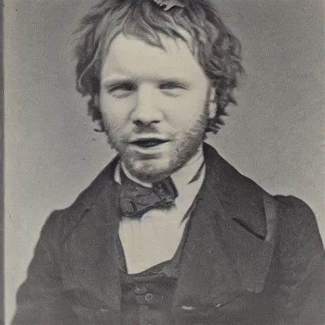 Daguerreotype Ambrotype Of Scruffy Looking Old Ed Stable Diffusion